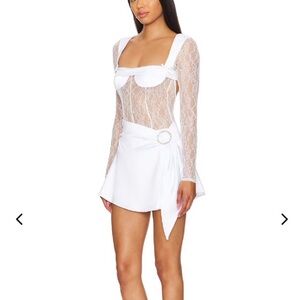 Lovers and Friends - Luciana Mini Dress in
White - Medium
